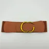 Cinturón de lona con letras de ocio, cinturones de cintura con banda de goma, cinturilla deportiva para mujer, falda de alta calidad, decoración 9474423