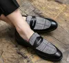 Mens designer Dress Shoes Leather Wedding Canvas Casual Flats Formal Men Loafers Chaussures Hommes Zapatos De Vestir Hombre luxurys Shoe
