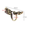 Retro Punk Dragon Cigarette Holder Ring Rack Finger Clip Bronze Opening Adjustable Tobacco Joint Protector Smoking Accessories