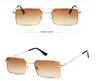 Marken Design Frauen Anti-reflektierende Spiegel Sonnenbrille Mode Metall Quadratische Gläser Klassische Männer aus Tür Sonnenbrille UV400