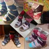Babysandalen Jungen Kinder High Cut-Riemen Orthopädische Wanderschuhe Professing Clubfoot Schuhe mit Bogenstütze Einlegesohle Q0629