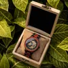 ボボ鳥の男性は自動機械的な腕時計多機能木製の時計男性のリロージョマスコリノウッドウォッチボックスQ0902
