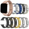 Vijf Kralen Roestvrijstalen Strap voor Apple Watch Band 45mm 41mm 44mm 40mm 38mm 42mm Metalen Polsband Armband Iwatch Series 7 6 5 4 3 Se Watchband