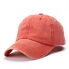 8色の子供の野球帽レトロピュアカラーボールキャップ