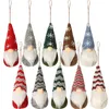 Joyeux Noël Décorations Suédois Santa Faceless Gnome En Peluche Poupée Ornements À La Main Elfe Jouet Vacances Maison Décor De Fête Cadeau Meilleure qualité