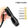 12000LM XML T6 Led Flashlight V6 Mini Torch Lanterna Tactical Flashlight Zoomable Waterproof Protable Outdoor Camping Bike Light