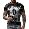 Bitcoin Revoluion Shir Crypto Shirt - Currency T 셔츠 멋진 캐주얼 프라이드 남성 유니섹스 패션 210716