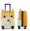Koffers 18 inch Handbagage Reizen Kinderkoffer Kinderen dragen aan het rollen voor wielbagage trolley tassen