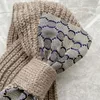 Bandeaux tricotés avec nœud mignon, foulard à haute élasticité, bandeau en laine pour cheveux, Chic, doux et chaud, automne hiver