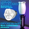 Nxy Men Masturbators Automatic Rotary Vibration Masturbator Pump Egg Male Masturbation Machine Rubber Vagina Sex Cup Erotic Toy for Man 1214