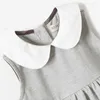 Sukienka dziewczyny marki ubrania letnie kreskówki pasek dzieci odzież rękawów piżamy sukienka dzieci homewear ubrania dla dzieci Q0716