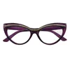 Lunettes de lecture femmes oeil de chat hypermétropie lunettes Vintage clair lentille presbyte lunettes cadres + 1.5 Oculos Feminino MARE AZZURO lunettes de soleil