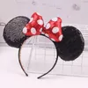 INS Baby Girls Mouse Ear Fascia per bambini Puntelli per feste di compleanno Bambini Cartoon Cute Lovely Hairband