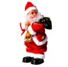 party decoration Electric Christmas Santa Claus Toy Shake Hips Doll Music Gift for Children Kids 4961