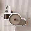 Toilet Paper Holders Nordic-Style Cloud Shape Disposable Face Towel Storage Box Plastic Roll Organizer Waterproof Wall-Mounted Tissue Home
