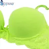 Sexy Women's Underwear Solid Vs Thong Bra Plus Sets Lingerie Suit Lace And Female Panties Push Up 80 85 90 95B Set Bras