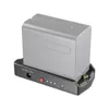 NP-F Akü Adaptörü Plakası DSLR Kamera Kelepçesi Faluminum veya Sony NP-F Tipi Piller