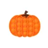 Halloween Pumpkin Shape Pioneer Rainbow Kids Toys Sensory Autism Stress Relief Push Pop Bubble Silicone Puzzle Toy Game4121012