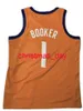رخيصة Devin Booker Orange Swingman Jersey 2021 S، M، L، XL، XXL