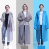 Outdoor Impermeabile non usa e getta da viaggio Rainwear poncho colore ispessito EVA leggero monopezzo per adulti cappotti antipioggia ZC807