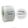 Gift Wrap 500pcs Happy Mail Just For You Stickers 1.5 Inch Seal Label Wedding Baking Stationery Sticker AG07 21 Drop