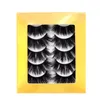 5Pairs Faux 3D Mink Eyelashes False Eyelash Natural Thick Long Eye Lashes Extension Wispy Makeup Beauty Tools