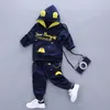 Vestiti autunnali per neonati Vestiti per neonate Pantaloni con cappuccio per bambini 2 pezzi/set Set di abbigliamento per neonato Tute per bambini