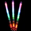 Favore di partito Bacchetta lampeggiante LED Glow Light Up Stick Bastoncini luminosi colorati Concerto Atmosfera da festa Puntelli Natale festivo T2I52958