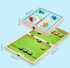 Nieuwe Multifunctionele Schaakspel Doos Houten Vroege Onderwijs Puzzel Speelgoed Voor Volwassenen Kinderen Geschenken Parent-Child Board W3