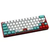 Russo japonês 71 chaves mar coral ukiyo-e tintura sumblimação perfil oem teclado mecânico keycap gh60 xd64 dz60 gk61