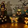 Halloweenowa dekoracja Dyni Spider Bat Witch Ghost Skull Led Light Night Lampa do pokoju Home Decor Festival Bar Party Supplies 4961