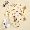 Neugeborenen Baby Strampler Mädchen Jungen Niedlichen Cartoon Tier Streifen Kleidung für Kinder Langarm Herbst Spielanzug-overall Outfits Kostüme