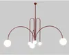 Lustre boule de verre design moderne lampes éclairage pour salon/chambre/bureau Nordice suspension luminaire LED Vintage