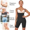 Bodysuit Shapewear för Kvinnor Full Body Shaper Waist Trainer Slimming Bodysuits Viktminskning Korrigerande Underkläder Modelleringsremmar