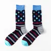 Peonfly Funny Men's Colorful Combed Cotton Red Argyle Dozen Pack Casual Happy Dress Wedding Socks X0710