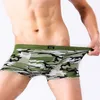 Mens Boxers Underwear Marca 4Plot Curto Modal Camuflagem Homem Boxer Shorts Sexy Underpants Presente BoxersHort Macio Macho Pantie 210518