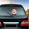 Рождественские украшения Санта-Клауса украшения автомобильные аксессуары авто DIY автомобили стикер лобовое стекло милые окна наклейки стеклоочистители наклейки JJF11064