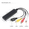 USB Video Audio Capture Adapter 1 Kanal VCR VHS TV till DVD DVR Digital Converter NTSC PAL Video Audio Adapter