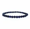 Braccialetti con ciondoli fatti a mano con fili di perline in pietra di energia naturale da 6 mm Braccialetto elastico per uomo Sport all'aria aperta Gioielli per lo yoga