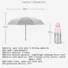 8 ребра карманные мини -анти -ультрафиолетовые парагю солнечный зонтик дождь ветропроницаемый свет Складывание портативных зонтиков для женщин 210320