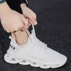 Großhandel 2021 Top-Qualität Laufschuhe Männer Frauen Sports Super Light Atmungsaktives Dreifachweiß-Blau-Sneakers im Freien EUR 39-44 WY02-H917