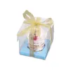 Presentförpackning 20st CLEAR Plastmuffin Singel Cupcake Förpackning Box Cake Favoriter Container Bröllopsfestlådor