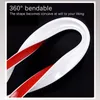 Other Bath Toilet Supplies 30MM White Bathroom Water Stopper Kitchen Countertop Retaining Strip Bendable Shower Threshold Dam Ba6998124