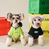 Dog Apparel Fashion Outdoor Pet T Shirt Hip Hop Puppy Sweatshirt Simple Solid Color Personality Clothes for Cat