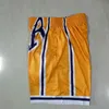 Bara Don Basketball Shorts Team Throwback Stitched Face Mesh Pockets Mitchell Ness Stitched Pantalones de Baloncesto Shorts Men Woman Z54