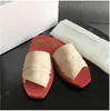 2022 kadın sandalet odunsu katır marka terlik slayt sandalet bayan yazı kumaş açık deri taban slaytlar parmak arası terlik