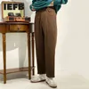 IEFB vintage da uomo dritto a vita alta sottile gamba larga allentata moda coreana pantaloni casual larghi per uomo primavera 9Y4783 210524