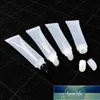 Packing Bottles Empty 10ml 15ml Lip Gloss Squeeze Tubes Plastic Clear Cosmetic Packaging Refillable Cream Lipgloss 50 pcs/lot