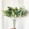 1 Bündel Seiden-Pfingstrosen-Blumenstrauß, Heimdekoration, Zubehör, Hochzeit, Party, Sammelalbum, gefälschte Pflanzen, DIY-Pompons, künstliche Rosen, Blumen 664 R2