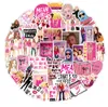 50pcs-pack American TV Show Girl Cool Vinyl Sticker Autoripation étanche Stickers For Water Bottle Planner Planner Scrapbook Skateboard Organisateur Organisateur de pare-choc